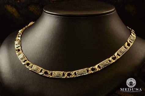 chaine en or homme versace|versace necklace.